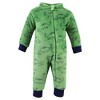 Hudson Baby Infant Boy Plush Jumpsuits, Dinosaurs - 4 of 4