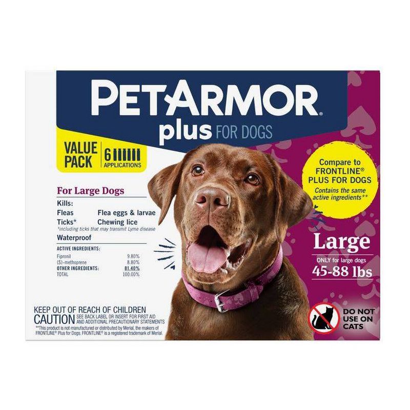 PetArmor Plus Flea and Tick Topical Treatment for Dogs, 3 of 12