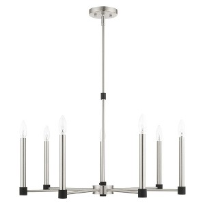 Livex Lighting Karlstad 7 - Light Chandelier in  Brushed Nickel - 1 of 1