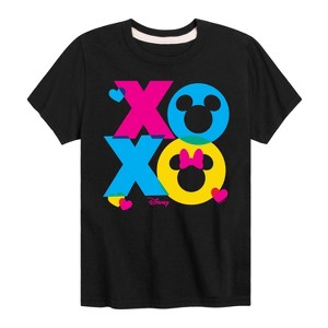 Boys' - Disney - Xoxo Stacked Short Sleeve Graphic T-Shirt - 1 of 4
