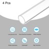 Unique Bargains Lamp Lantern Water Cooling System Acrylic Round Tubes 4 Pcs 10" - 3 of 4