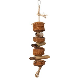 Prevue Pet Products Naturals Preen & Pacify Coco and Bamboo Bird Toy 62800 - 1 of 3