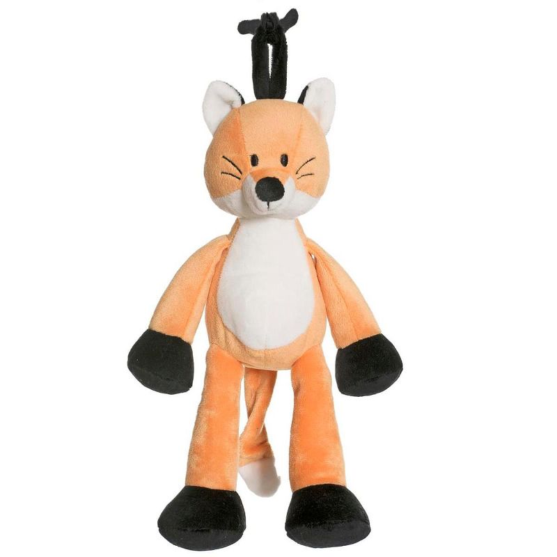 TriAction Toys Teddykompaniet Diinglisar Collection 10 Inch Musical Plush Animal | Fox, 1 of 2