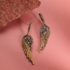 SOHI Women's Angel Wings Drop Earrings - 2 of 4