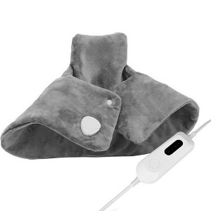 Swtroom 25''X 18''Electric Heat Pad for Neck and Shoulders, Heating Pad with 4 Heat Settings and Auto Shut Off, Machine Washable, Gifts for Family - 1 of 4