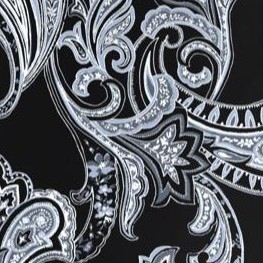 black paisley