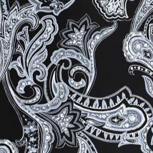 black paisley