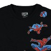 Seven Times Six Marvel Spiderman T-Shirt Boys' Front and Back Action Poses Tee - 3 of 4
