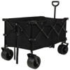 VisioGear Collapsible Wagon, Wagon Stroller, Foldable Wagon for Camping, and Garden Use, Black, 38.58"*24.02"*39.17" - 2 of 4