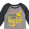 Boys' - Star Wars - Doing My Best Raglan Graphic T-Shirt - 2 of 4