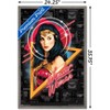 Trends International DC Comics Movie - Wonder Woman 1984 - Wonder Woman Framed Wall Poster Prints - 3 of 4