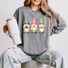 Simply Sage Market Fall Three Gnomes Lightweight Garment Dyed Sweatshirt - 2 of 3
