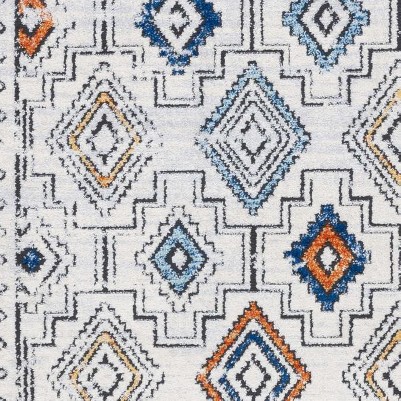 ivory grey/blue rust