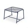 Outdoor Side Table, Patio End Table, Sled Base With T-shaped Frame, Modern Square Coffee Table - 3 of 4