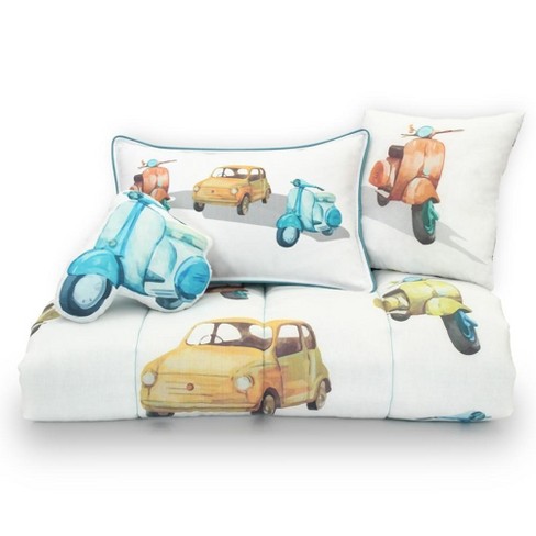 Vintage Car Bedding Set - image 1 of 4