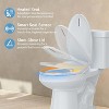 Smart Elongated Bidet Toilet Seat - Heated Seat with Adjustable Warm Water Wash, Warm Air Dryer, Dual Nozzle & LED Night Light. - 3 of 4