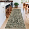 Vintage Living Room Rug 8x10 Area Rugs Non Slip Washable Bedroom Rugs, Low Pile Stain Resistant Soft Carpet for Dining Room Living Room - 2 of 4