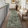 Elegant Floral Inspired Non-Slip Washable Low Pile Rug with Stain-Resistant Backing, Perfect for Living Room, Bedroom, Kitchen, Entryway - 3 of 4