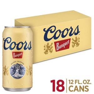 Coors Banquet Beer - 18pk/12 fl oz Cans - 1 of 4