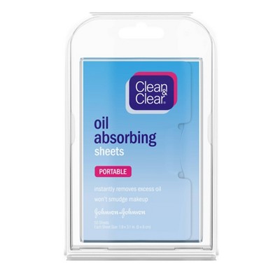 Clean & Clear Oil Absorbing Facial Blotting Sheets - 50ct