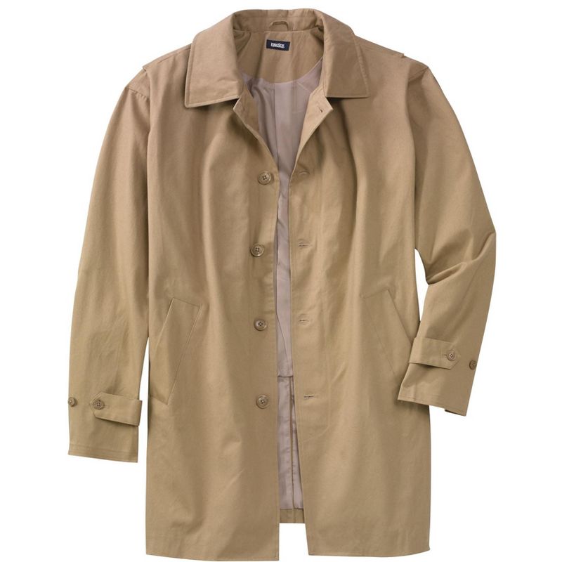 KingSize Men's Big & Tall Tall Water-Resistant Trench Coat, 1 of 2