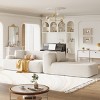 Modular Sectional Foam Sofa with Anti-Wrinkle Chenille Fabric,Modern Polyester Sofa for Living Room,Large Sectional Lounge Sofa-Coolbibila - 3 of 4