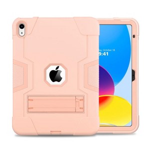 MyBat Symbiosis Stand Protector Cover for Apple iPad 10.9 (2022) / iPad 11 (2025)/ iPad mini 6 (2021) / iPad mini 7 (2024) - Rose Gold - 1 of 4