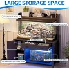 PAKASEPT 40-120 Gallon Reptile Tank Stand with LED Lights & Power Outlet, Aquarium Stand with Storage Cabinet, Fit Reptile Enclosure,Turtle Fish Tank - 3 of 4