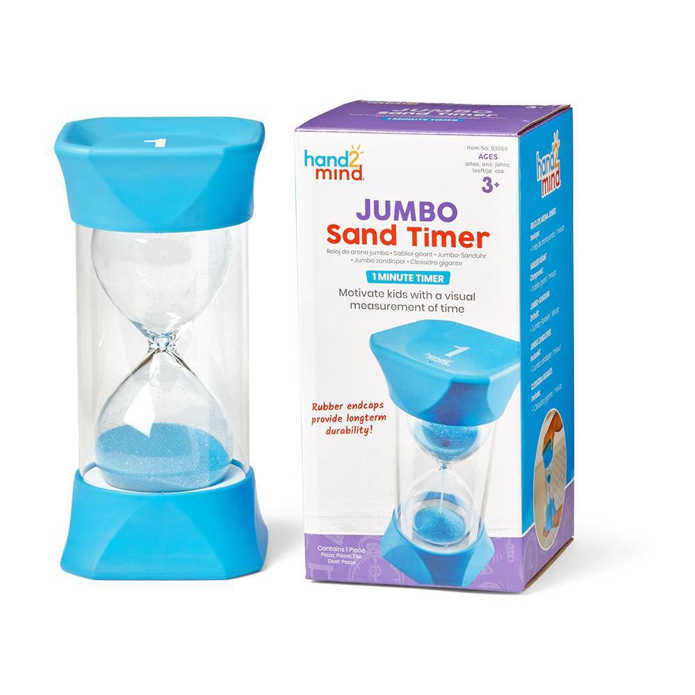 Photos - Educational Toy Hand2Mind 1 Minute Jumbo Sand Timer