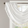 Gracie Mills Aurelius Faux Silk Sheen Waterfall Embellished Valance - 3 of 4