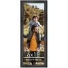 PosterPalooza | 6x18 Wide Barnwood Picture Frame, UV Acrylic, 6 Finishes - Grey, Brown, White, and Black - 2 of 4