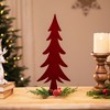 Northlight Pine Tree and Jingle Bell Christmas Decoration - 15.5"- Red and Green - 2 of 4