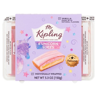 Mr Kipling Unicorn Cake Slice - 5.8oz