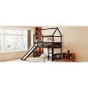 NicBex Twin Size Loft Bed with Slide,Space-Saving Loft Bed with Fun Slide & Sturdy Wood Construction,Playful Twin Loft Bed for Kids - 4 of 4