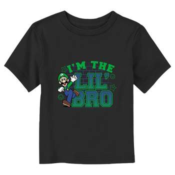 Toddler's Nintendo Luigi I'm The Lil' Bro T-Shirt