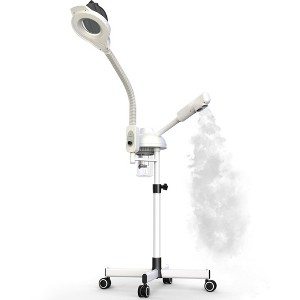 TASALON Professional 2 in 1 Facial Steamer With 5X Magnifying Foldable Arm, Ozone Mist Steamer for Face, Salon Spa Beauty Skin Care Equipment - 1 of 4