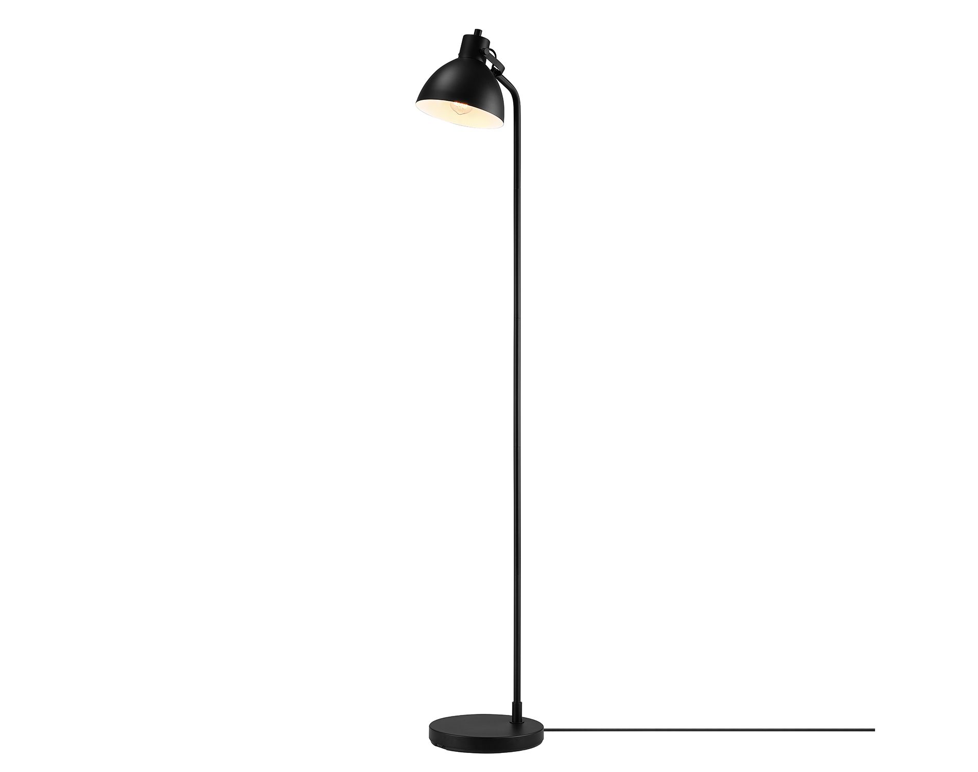 Globe Electric 60" Matte Black Floor Lamp