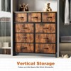 CAVINAS  9-Drawer Dresser with 2 Columns and 4 Rows,Modern Storage Cabinet Dresser for Bedroom,Entryway,Metal Frame - 2 of 4