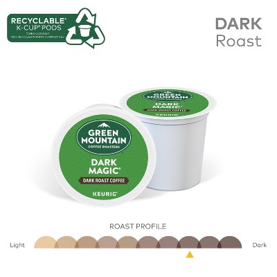 Green Mountain Dark Magic Bold Deep Intense Dark Roast Coffee Pods