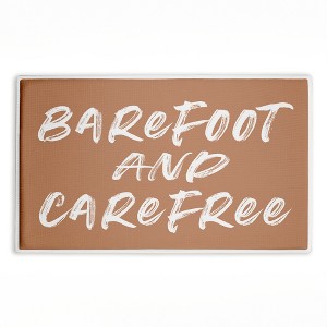 Stupell Industries Western Greeting Howdy Black Printed Plush Bathroom Floor Mat, design by Lettered and Lined - 1 of 4