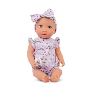 LullaBaby 14" Baby Doll with Floral Outfit & Pacifier - Blue Eyes - 1 of 4