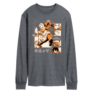Men's - Avatar: The Last Airbender - Team Avatar Long Sleeve Graphic T-Shirt - 1 of 4