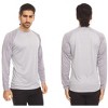 DARESAY Dri-Fit Long Sleeve T Shirts for Men-Moisture Wicking, Quick Dry Tees, Pack of 4 - 2 of 4