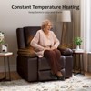 Power Lift Recliner Chair - Heat and Massage, Faux PU Electric Lift Recliner for Elderly & Mobility Impaired, Adjustable Back and Legs - 4 of 4