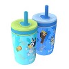 Zak Designs 2pk 15oz Bluey Kelso Tumbler Set - 3 of 4