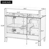 GDFStudio Ula 36" Pinewood Bathroom Vanity with Sink and Adjustable Shelf - 4 of 4