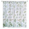 Avanti Linens Ombre Leaves Shower Curtain & Hook Set - 2 of 3