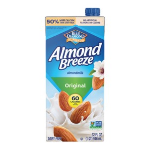 Almond Breeze Original Almond Milk Shelf Stable - 1qt - 1 of 4