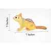 Collectible Wildlife Gifts | Chipmunk, Toy, Animal,  Realistic Rubber Figure, Model, Animal, Hand Painted Figurines,  7"    CH069 BB80 - 2 of 4