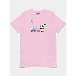 MyMoodTee Women’s Today Is About Me Cotton Graphic Tee – Funny & Bold Self-Care Shirt - 1 of 4